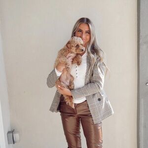 Princess Polly Brown Leather Pants